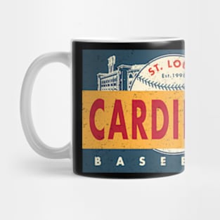 St Louis Cardinals Banner By Buck Originals Mug